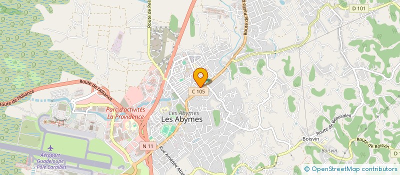 localisation de l'entreprise SOLIDARITE, INCLUSION SOCIALE DES PERSONNES EN SITUATION D'HANDICAP (S.I.S.P.S.H) à LES ABYMES