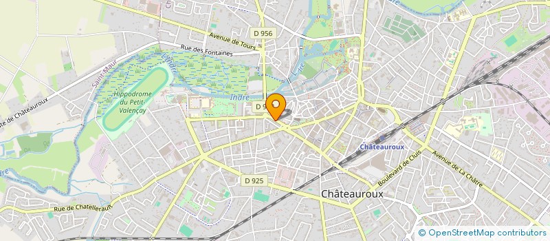 localisation de l'entreprise SOLIDARITE INDRE  CHATEAUROUX