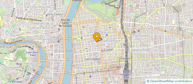 localisation de l'entreprise SOLIDARITE INFORMATIQUE ET EMPLOI à LYON