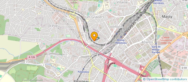 localisation de l'entreprise SOLIDARITE INFORMATIQUE TIERS MONDE EUROPE à PALAISEAU