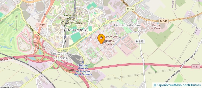 localisation de l'entreprise SOLIDARITE & INITIATIVE AU RAQUET à VILLENEUVE-D'ASCQ