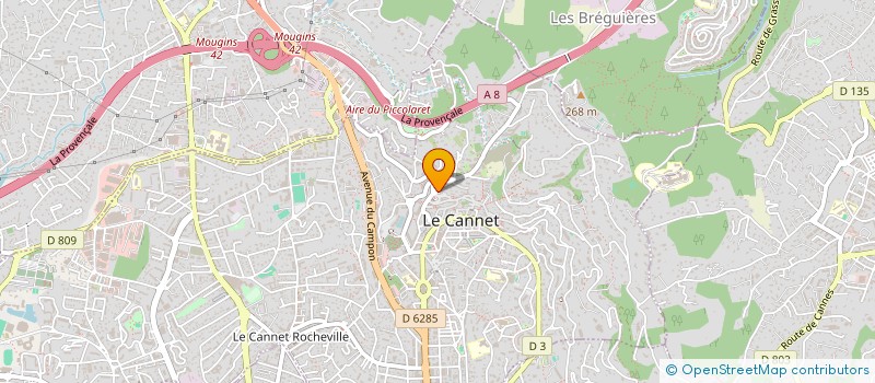 localisation de l'entreprise SOLIDARITE INTER AGE CONSEIL à LE CANNET