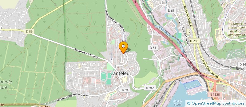 localisation de l'entreprise SOLIDARITE INTER ASSOCIATIVE  CANTELEU