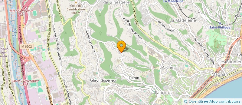 localisation de l'entreprise SOLIDARITE INTER GENERATIONS PAR L ACCEUIL EN LOGEMENT DANS LES ALPES MARITIMES à NICE