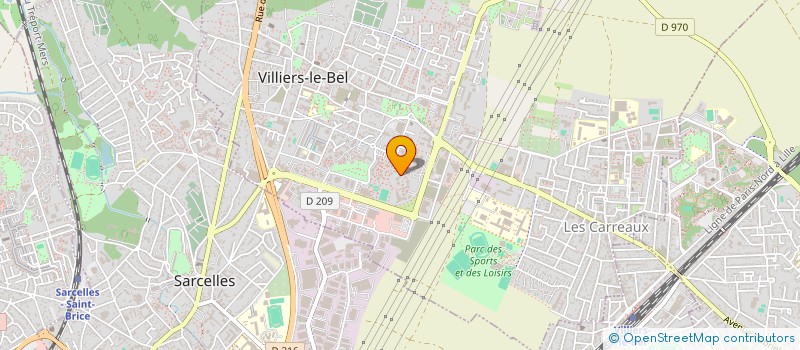 localisation de l'entreprise SOLIDARITE INTERNAT PROMOTION EDUCATION  VILLIERS-LE-BEL