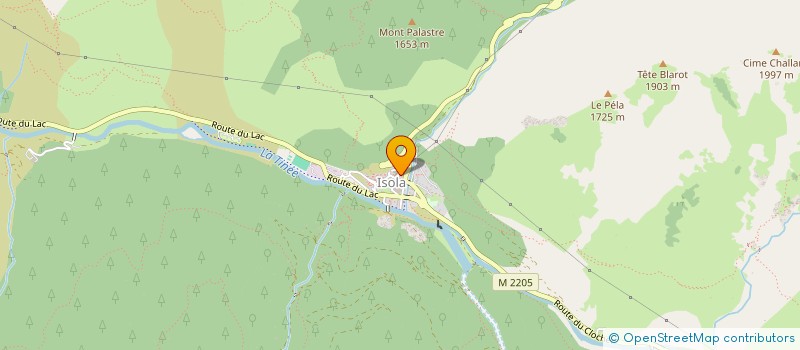 localisation de l'entreprise SOLIDARITE ISOLA à ISOLA