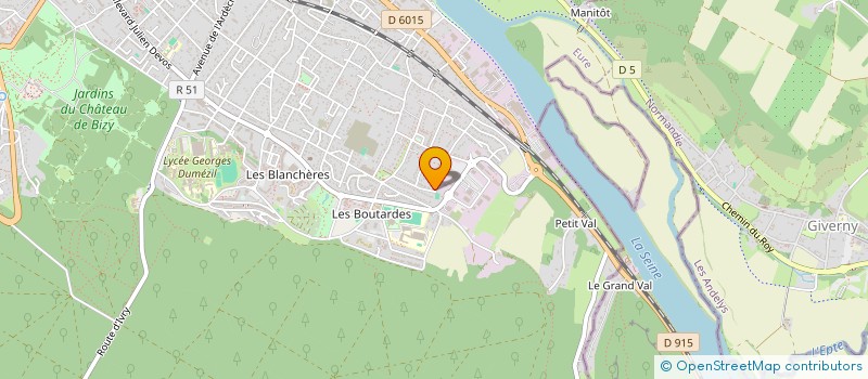 localisation de l'entreprise SOLIDARITE JAPON 27  VERNON