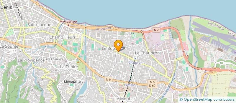 localisation de l'entreprise SOLIDARITE LA REUNION-DOMONI à SAINT-DENIS