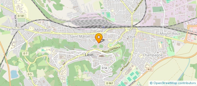 localisation de l'entreprise SOLIDARITE LAONNOISE à LAON