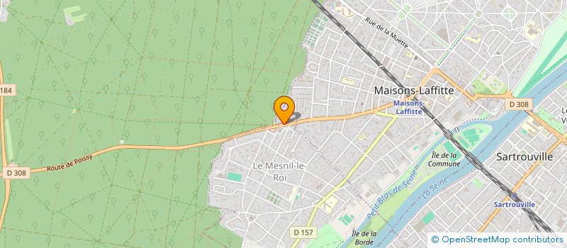 localisation de l'entreprise SOLIDARITE LOGEMENT MAISONS-LAFFITTE  MAISONS-LAFFITTE