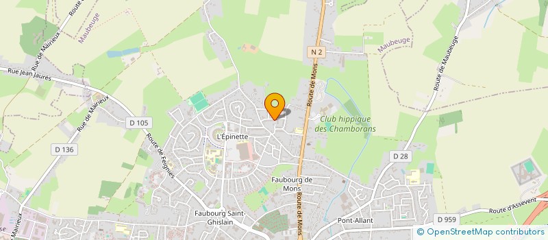 localisation de l'entreprise SOLIDARITE MAROC MAUBEUGE  MAUBEUGE