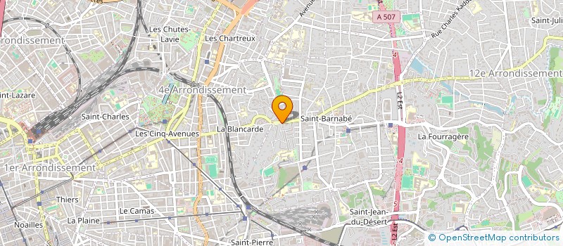 localisation de l'entreprise SOLIDARITE MARSEILLE à MARSEILLE
