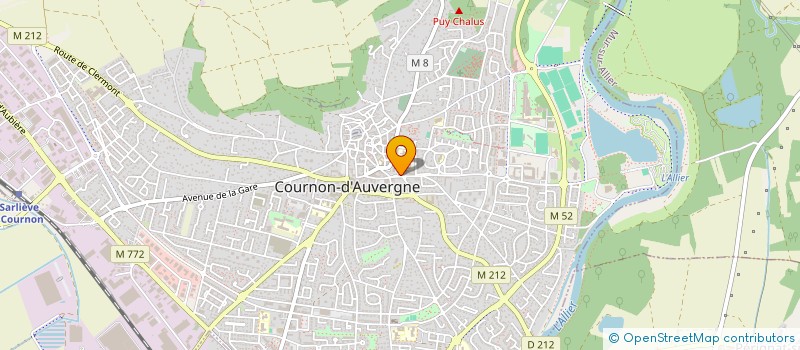 localisation de l'entreprise SOLIDARITE MAYOTTE 63 à COURNON-D'AUVERGNE
