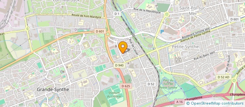 localisation de l'entreprise SOLIDARITE MIGRAINES : FAISONS BOUGER LES CHOSES à DUNKERQUE