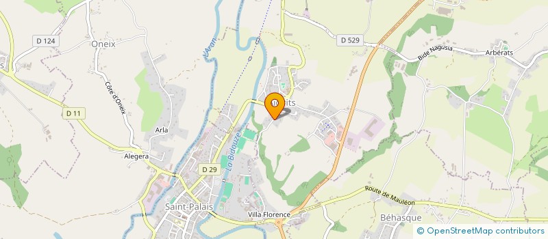 localisation de l'entreprise SOLIDARITE MIGRANTS - ELKARTASUNA AMIKUZEN  AICIRITS-CAMOU-SUHAST