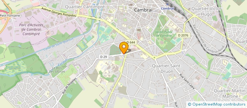 localisation de l'entreprise SOLIDARITE MULTI SERVICES à CAMBRAI
