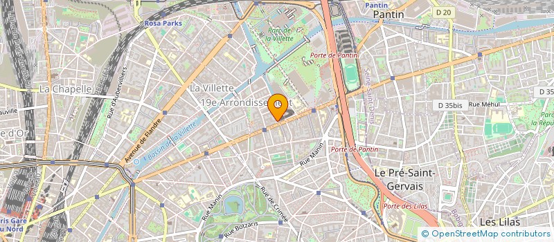 localisation de l'entreprise SOLIDARITE NOUVELLE LOGEMENT PARIS  PARIS