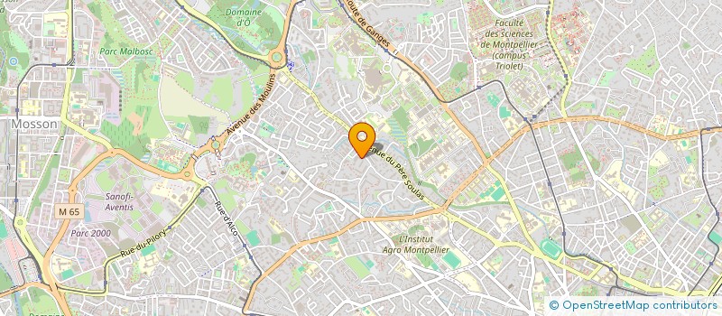 localisation de l'entreprise SOLIDARITE PARTAGEE à MONTPELLIER