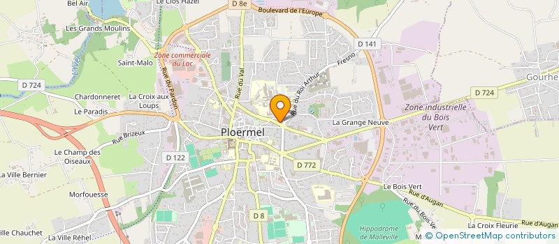 localisation de l'entreprise SOLIDARITE-PAYS DE PLOERMEL à PLOERMEL