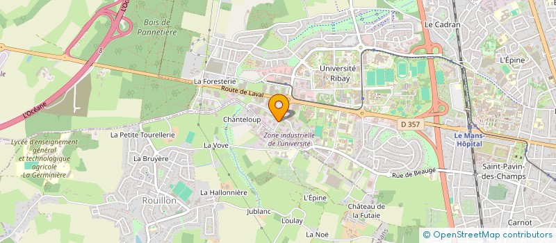 localisation de l'entreprise SOLIDARITE PAYSANS 72 à LE MANS