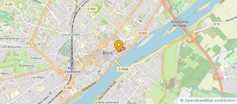 localisation de l'entreprise SOLIDARITE PAYSANS CENTRE-VAL DE LOIRE à BLOIS