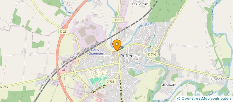localisation de l'entreprise SOLIDARITE PAYSANS DE LA REGION POITOU-CHARENTES à RUFFEC
