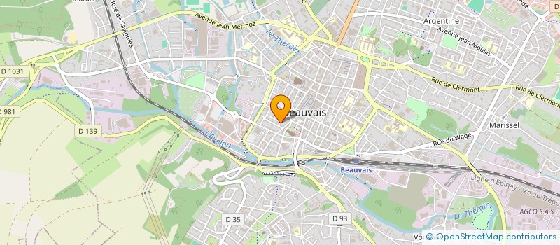 localisation de l'entreprise SOLIDARITE PICARDIE OUAKAM  BEAUVAIS