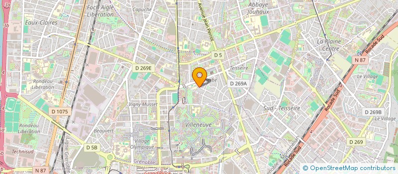 localisation de l'entreprise SOLIDARITE POUR GAOUAL EN GUINEE à GRENOBLE
