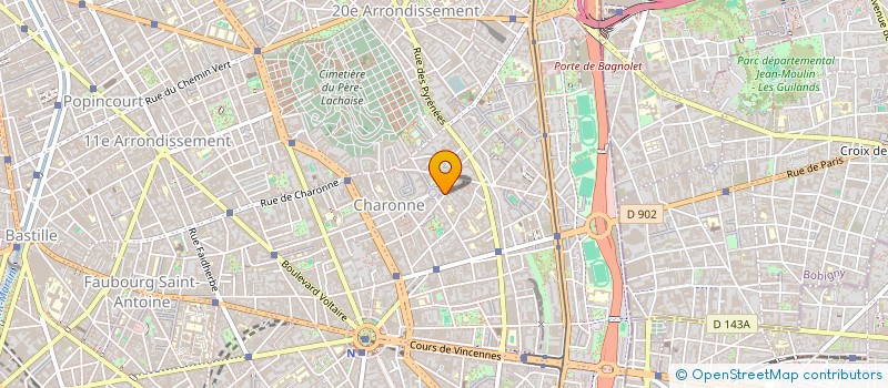 localisation de l'entreprise SOLIDARITE POUR LA REFORME SOCIALE  PARIS