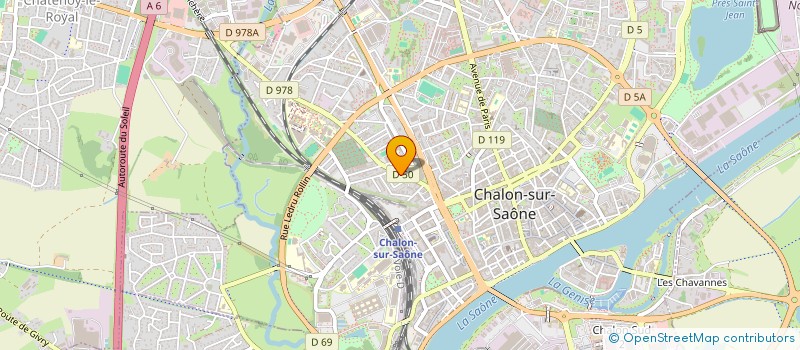 localisation de l'entreprise SOLIDARITE POUR LES FUTURS INFIRMIERS DU CHALONNAIS  CHALON-SUR-SAONE