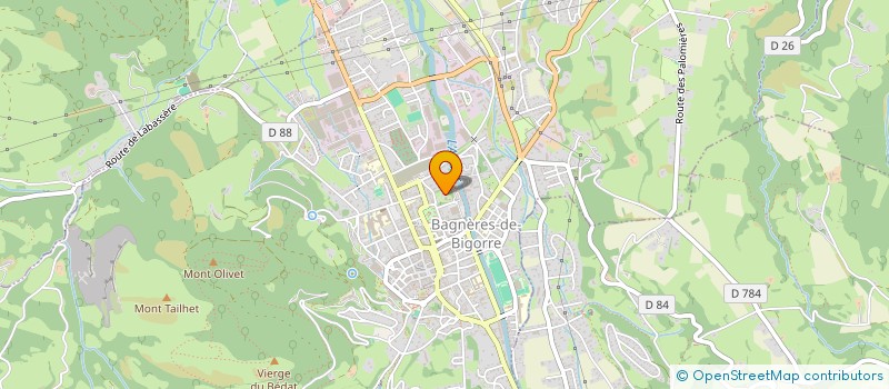 localisation de l'entreprise SOLIDARITE REFUGIES 65 (SOLRE65)  BAGNERES-DE-BIGORRE