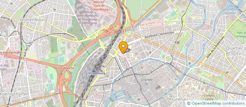 localisation de l'entreprise SOLIDARITE RUR ET URBAINE ALSACE à STRASBOURG