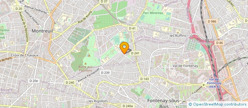 localisation de l'entreprise SOLIDARITE SADELOISE SAHEL SENEGAL à MONTREUIL