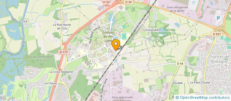 localisation de l'entreprise SOLIDARITE SANS FRONTIERE - 2SF  BRUZ