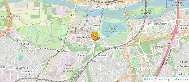 localisation de l'entreprise SOLIDARITE SANTE MENTALE à TOURS
