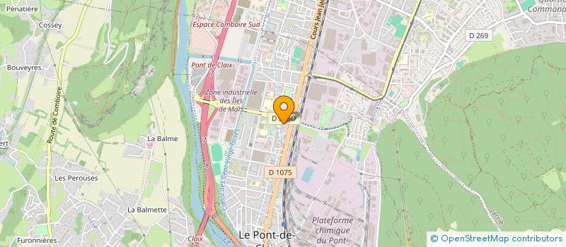 localisation de l'entreprise SOLIDARITE SDF GRENOBLE à LE PONT-DE-CLAIX