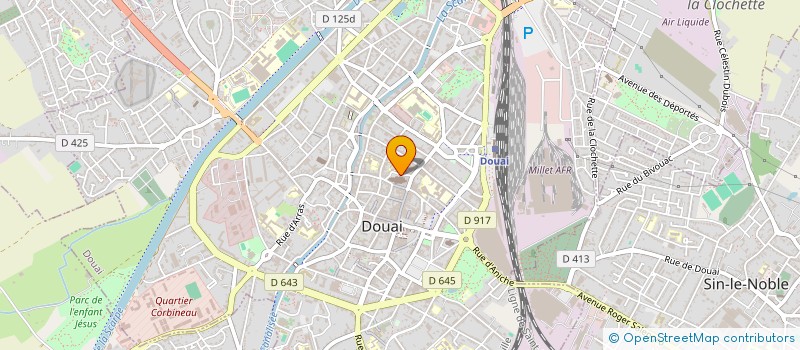 localisation de l'entreprise SOLIDARITE SENEGAL SANTE SCOLARITE - LES 4 S à DOUAI