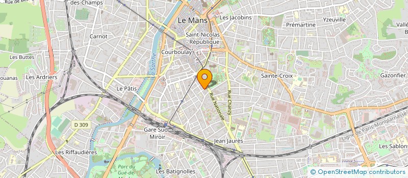 localisation de l'entreprise SOLIDARITE SOCIALISTE SARTHE à LE MANS