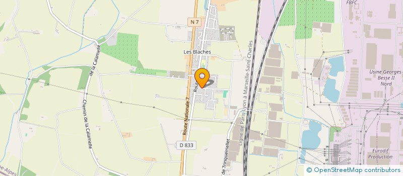 localisation de l'entreprise SOLIDARITE ST AFFRIQUE 9EME  PIERRELATTE