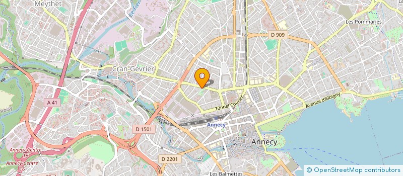 localisation de l'entreprise SOLIDARITE TIERS MONDE MEYTHET à ANNECY