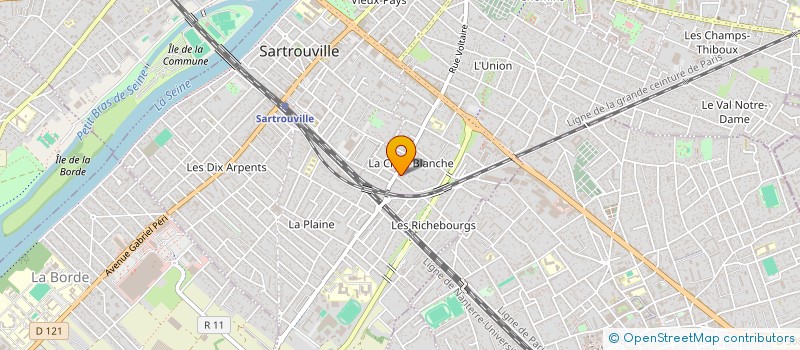 localisation de l'entreprise SOLIDARITE TRAVAILLEUR IMMIGRE à SARTROUVILLE