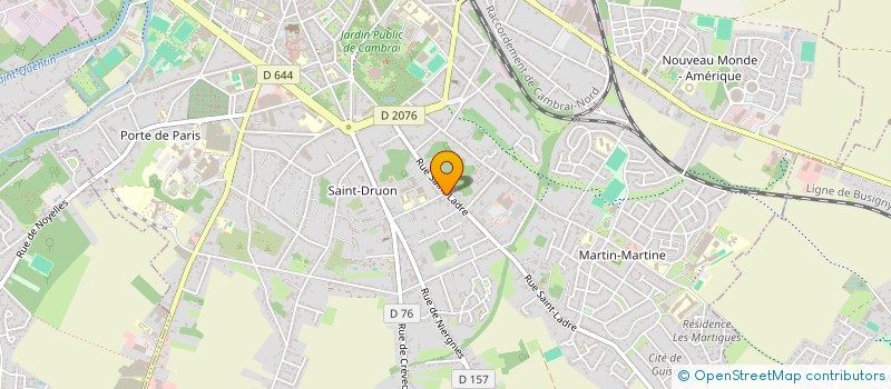 localisation de l'entreprise SOLIDARITE UKRAINE CAMBRAI à CAMBRAI