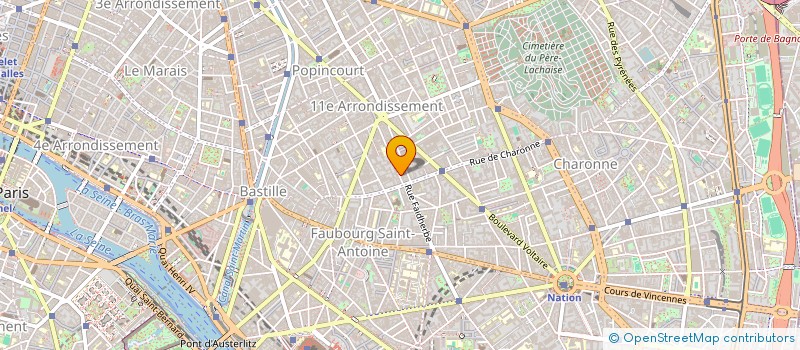 localisation de l'entreprise SOLIDARITE. VEGGIE. RESTOS  PARIS