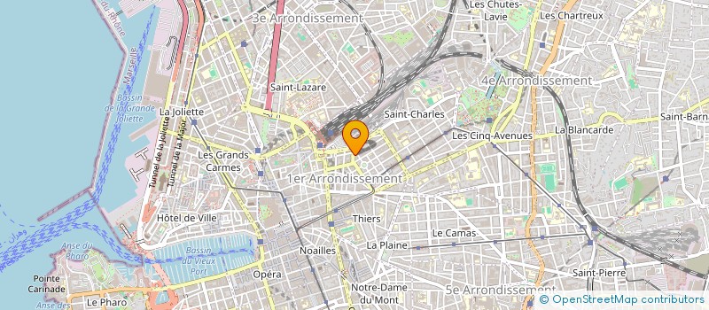 localisation de l'entreprise SOLIDARITES AU COEUR DE MARSEILLE  MARSEILLE