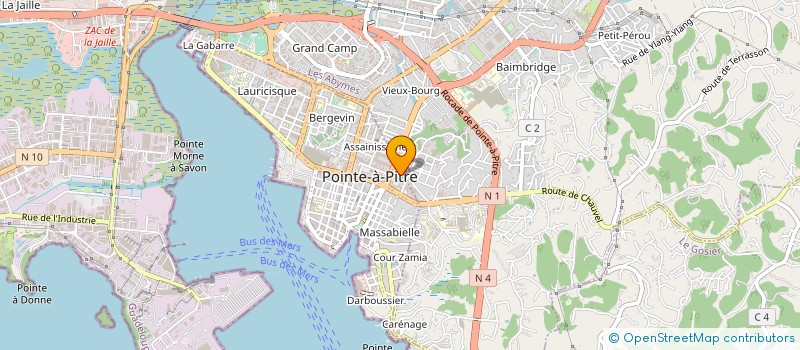 localisation de l'entreprise SOLIDARITES MAMANS SOLOS à POINTE A PITRE