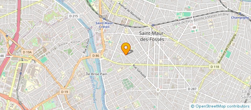 localisation de l'entreprise SOLIDARITES NOUVELLES LOGEM VAL MARNE à SAINT-MAUR-DES-FOSSES