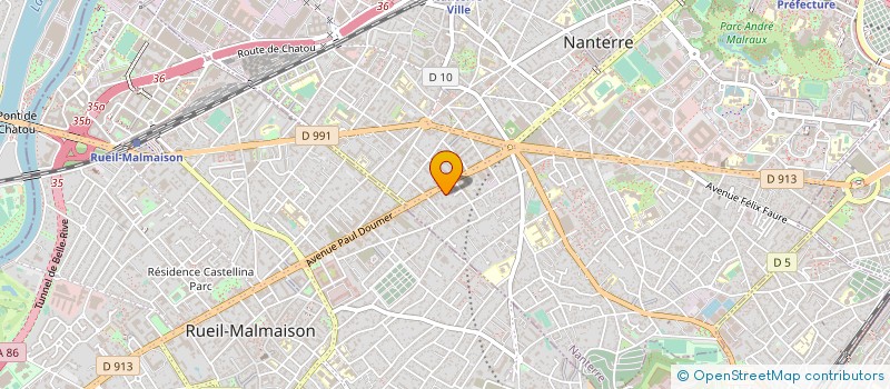 localisation de l'entreprise SOLIDARITES NOUVELLES POUR LE LOGEMENT HAUTS DE SEINE à NANTERRE