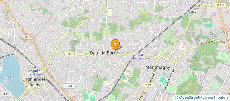 localisation de l'entreprise SOLIDARITES NOUVELLES POUR LE LOGEMENT VAL D'OISE à DEUIL-LA-BARRE