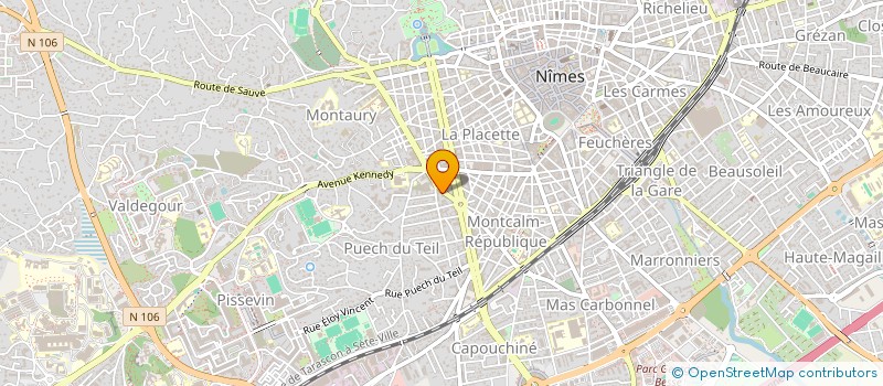 localisation de l'entreprise SOLIDARITES SERVICES  NIMES