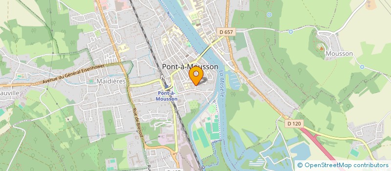 localisation de l'entreprise SOLIDARITES SERVICES à PONT-A-MOUSSON